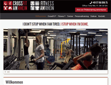 Tablet Screenshot of crossfit-am-rhein.de